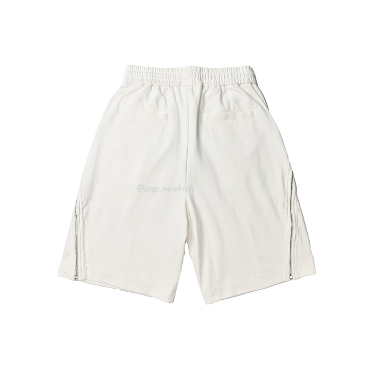 Chrome Hearts 23ss Black White Side Zipper Shorts (3) - newkick.cc